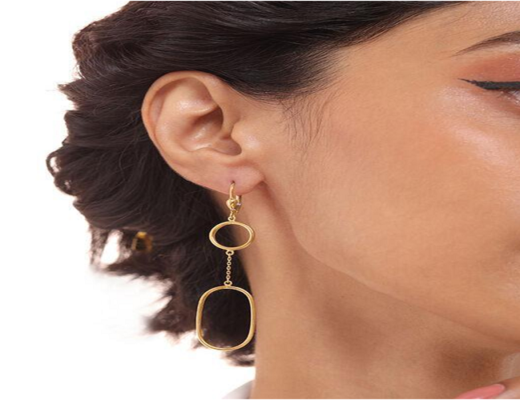 Karat Gold Earrings